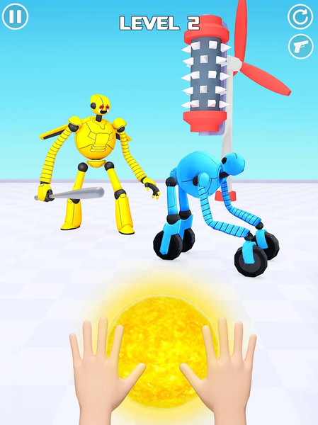 Destroy the Bots - Gameplay image of android game