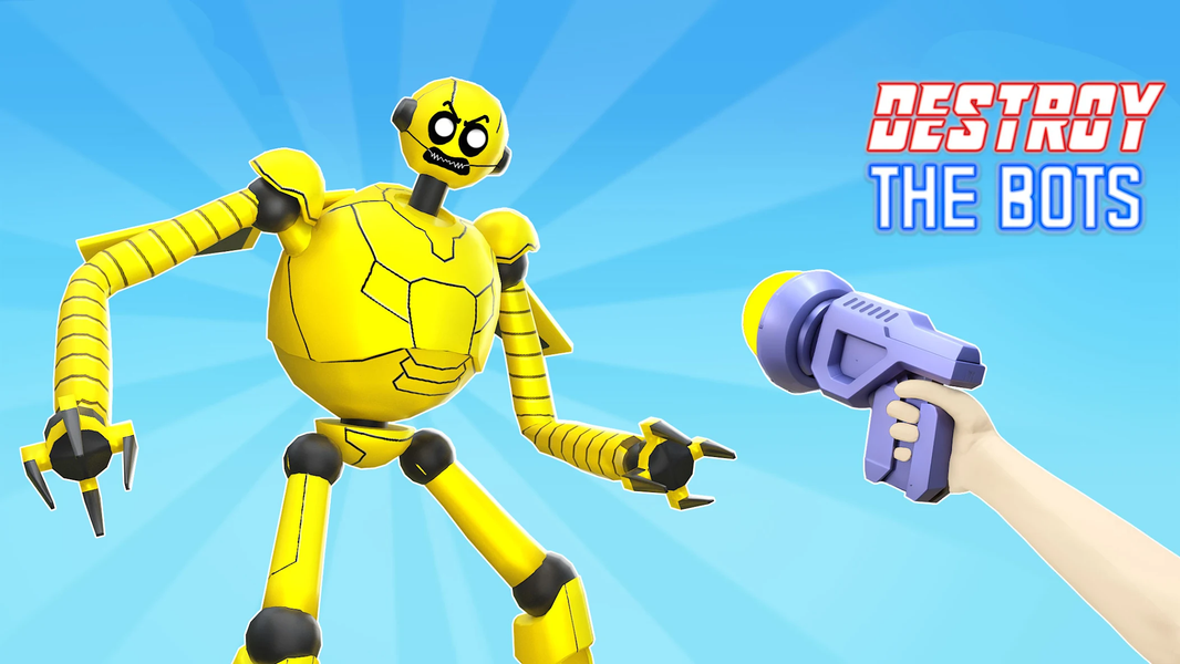 Destroy the Bots - Gameplay image of android game