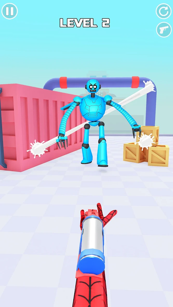 Destroy the Bots - Gameplay image of android game