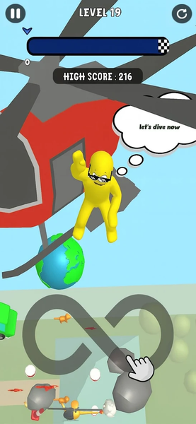 Drop Dude - Gameplay image of android game