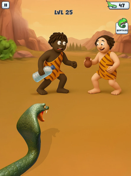 Lizard Feast - Gameplay image of android game
