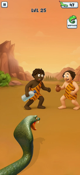 Lizard Feast - Gameplay image of android game