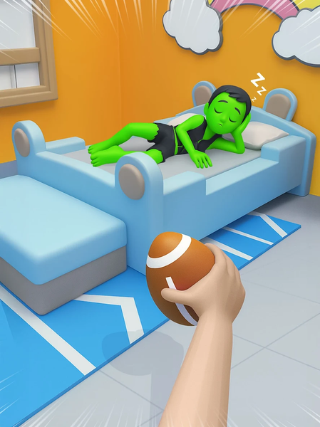 Sleepy Guy: Wake-Up Chaos - Gameplay image of android game