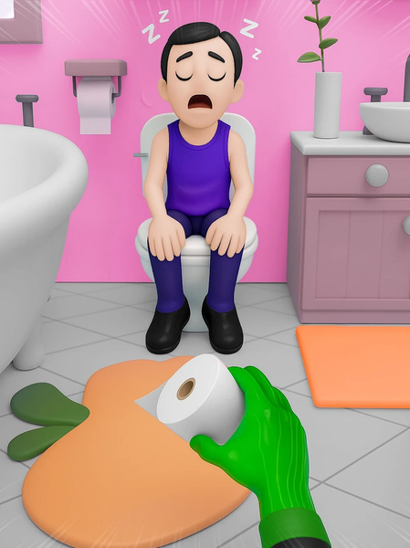 Sleepy Guy: Wake-Up Chaos - Gameplay image of android game