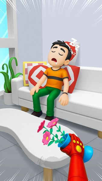 Sleepy Guy: Wake-Up Chaos - Gameplay image of android game