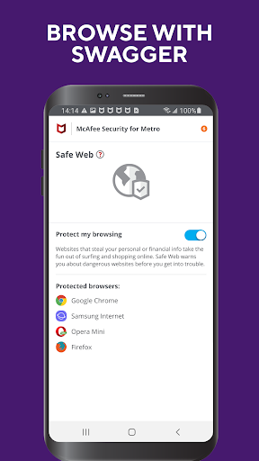 McAfee® Security for Metro® - عکس برنامه موبایلی اندروید