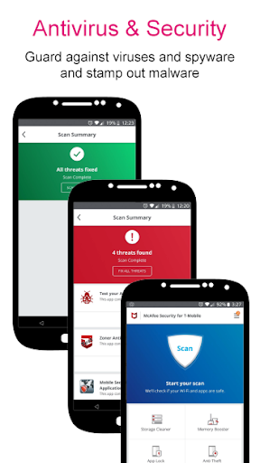 McAfee® Security for T-Mobile - Image screenshot of android app