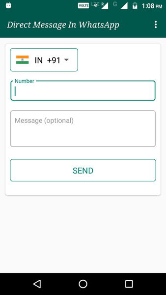 Direct Message - DM - Image screenshot of android app