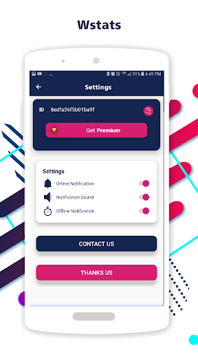 W Stats: Online Last Seen Notification - عکس برنامه موبایلی اندروید