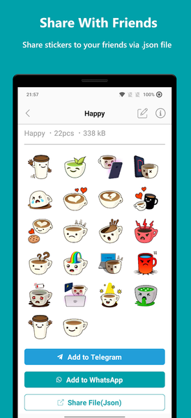 WSTicK - Sticker Maker - عکس برنامه موبایلی اندروید
