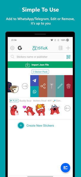 WSTicK - Sticker Maker - عکس برنامه موبایلی اندروید