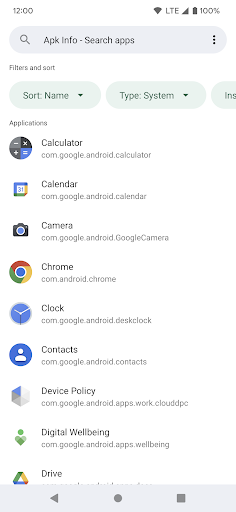 Apk Info - Image screenshot of android app
