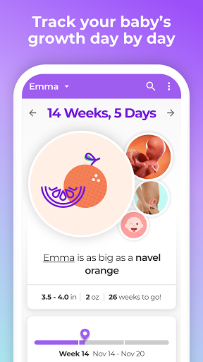 Pregnancy Tracker & Baby App - عکس برنامه موبایلی اندروید