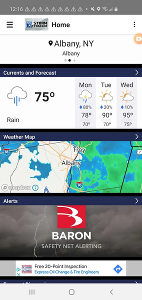 WTEN Storm Tracker - NEWS10 - عکس برنامه موبایلی اندروید