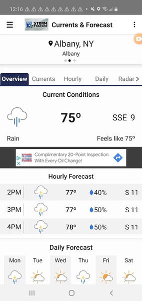 WTEN Storm Tracker - NEWS10 - عکس برنامه موبایلی اندروید