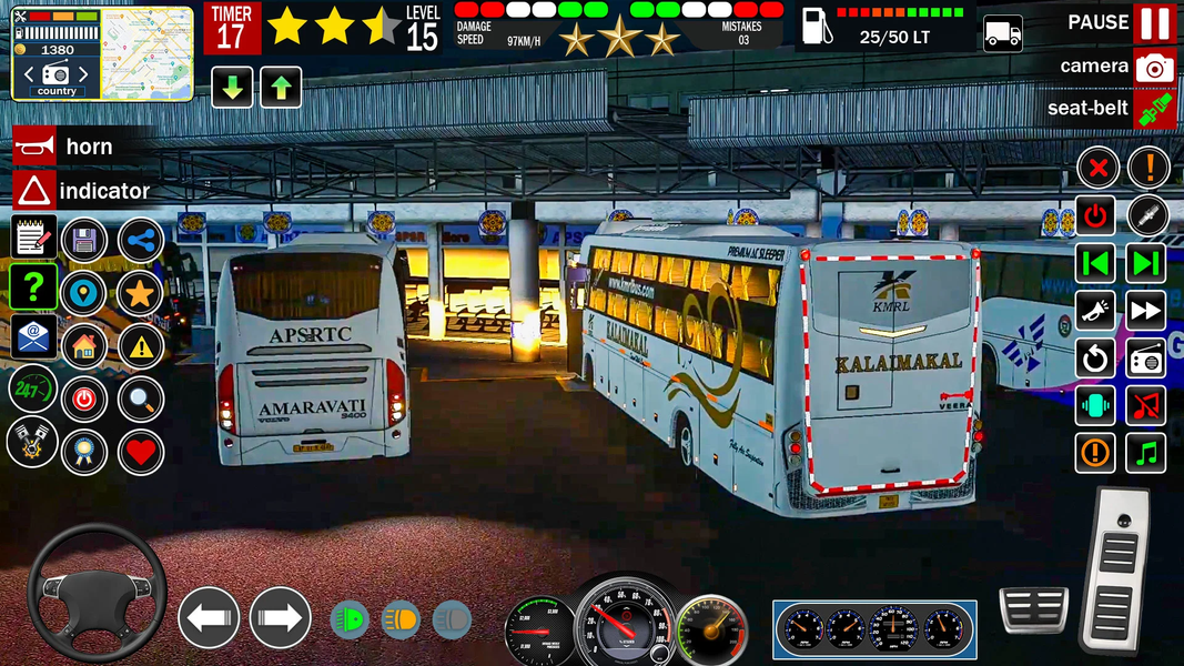 Road Bus Games Bus Driving - Gameplay image of android game