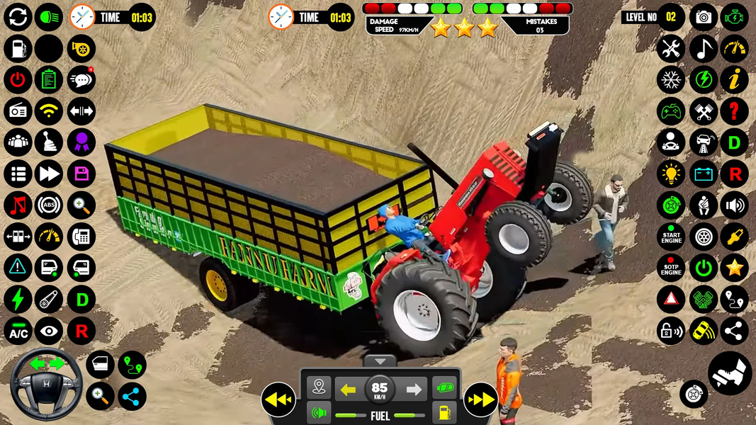 Farm Simulator ۳D Tractor Game - عکس بازی موبایلی اندروید
