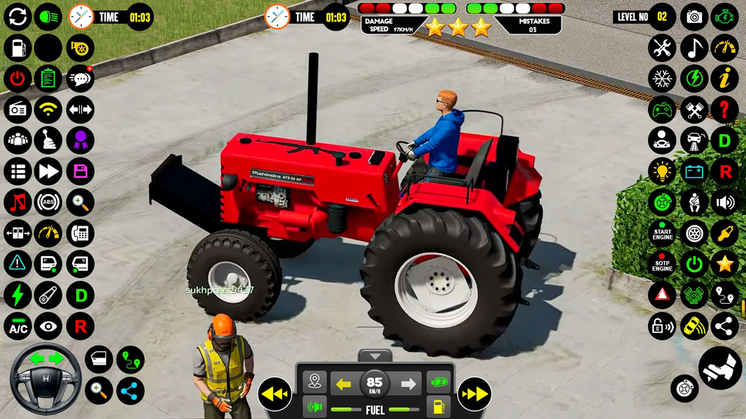 Farm Simulator ۳D Tractor Game - عکس بازی موبایلی اندروید