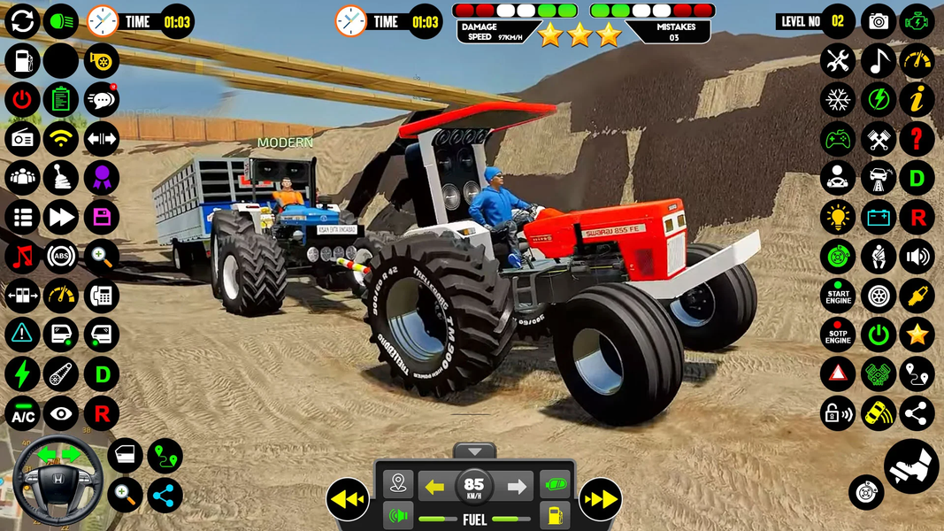 Farm Simulator ۳D Tractor Game - عکس بازی موبایلی اندروید