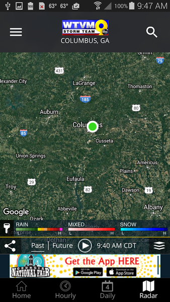 WTVM Storm Team ۹ Weather - عکس برنامه موبایلی اندروید