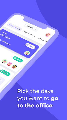 Ciao - work hybrid - عکس برنامه موبایلی اندروید