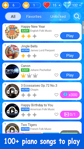 Classical Piano Music Tiles - عکس بازی موبایلی اندروید