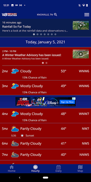 WVLT Weather - عکس برنامه موبایلی اندروید