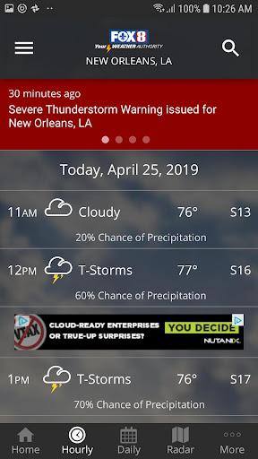 FOX 8 Weather - Image screenshot of android app