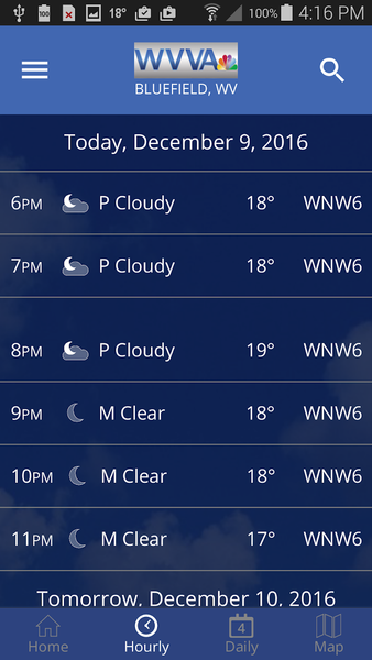 WVVA Weather - Image screenshot of android app