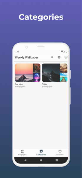Weekly Wallpaper - عکس برنامه موبایلی اندروید