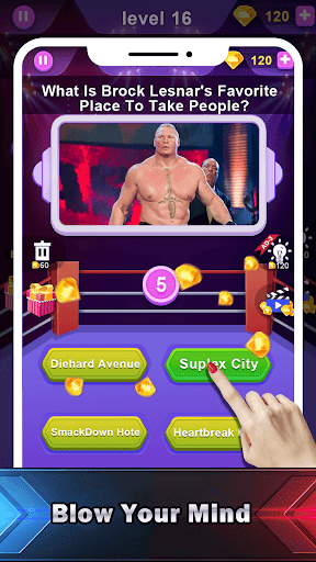 Wrestling Quiz - عکس برنامه موبایلی اندروید