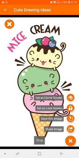 Cute Drawing Ideas - عکس برنامه موبایلی اندروید