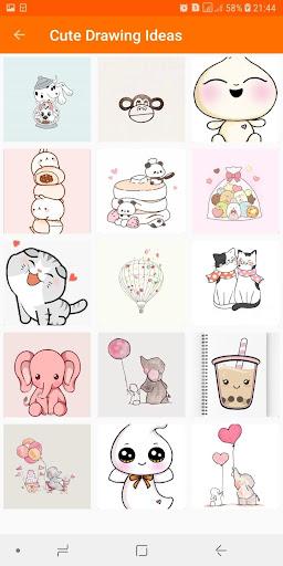 Cute Drawing Ideas - عکس برنامه موبایلی اندروید