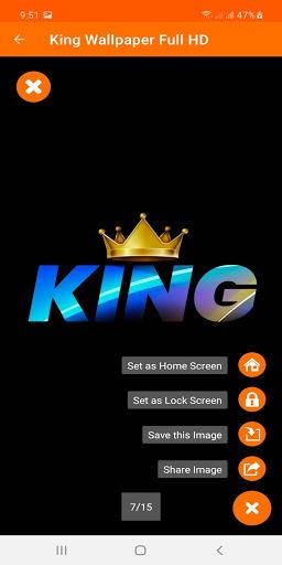 King Wallpaper Full HD - عکس برنامه موبایلی اندروید