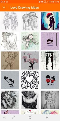Love Drawing Ideas - Image screenshot of android app