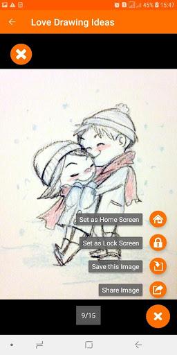 Love Drawing Ideas - Image screenshot of android app