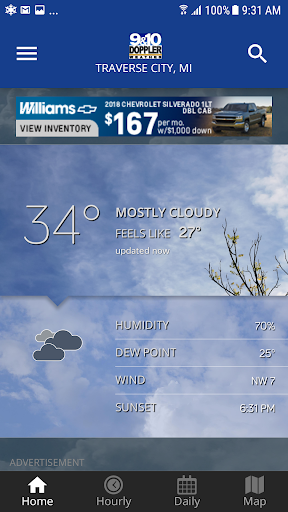 Doppler 9&10 Weather Team - Image screenshot of android app