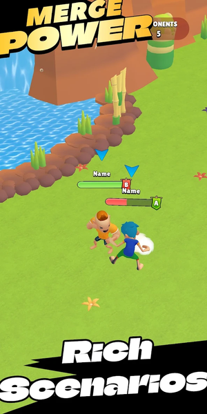 Gym Train Hero: Merge Power - عکس بازی موبایلی اندروید