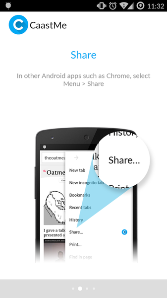 CaastMe - Image screenshot of android app