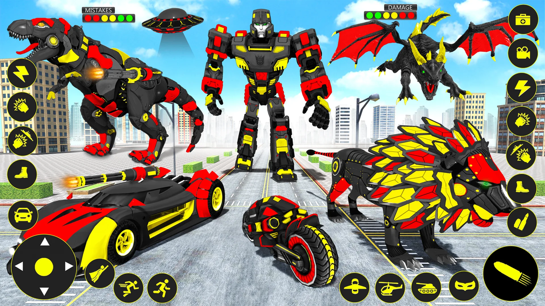 Robot Transform Robot Car Game - عکس برنامه موبایلی اندروید