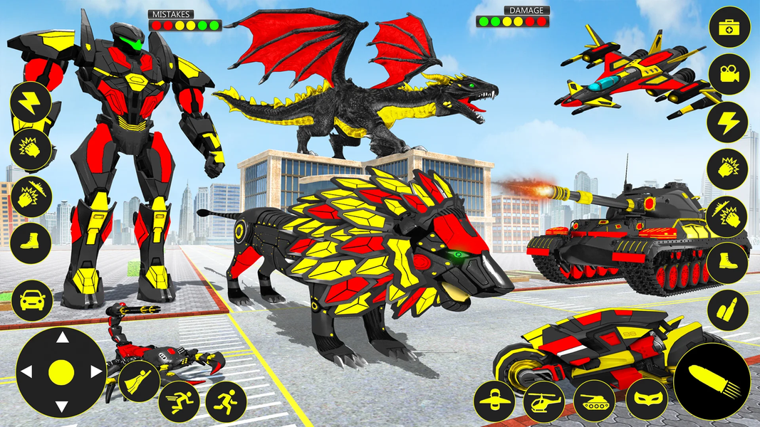 Robot War Robot Fighting Game - Image screenshot of android app