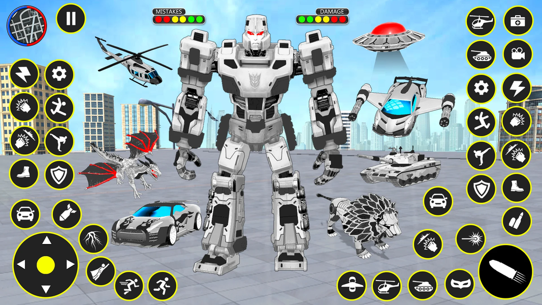 Robot War Robot Fighting Game - Image screenshot of android app