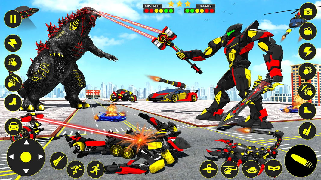 Robot Transform Robot Car Game - عکس برنامه موبایلی اندروید