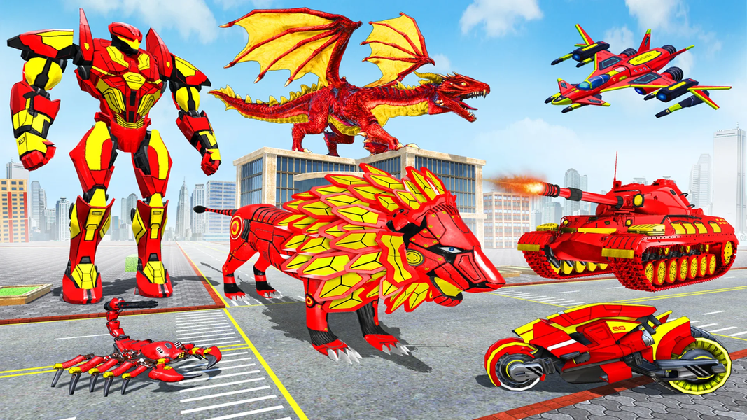 Robot Transform Robot Car Game - عکس برنامه موبایلی اندروید