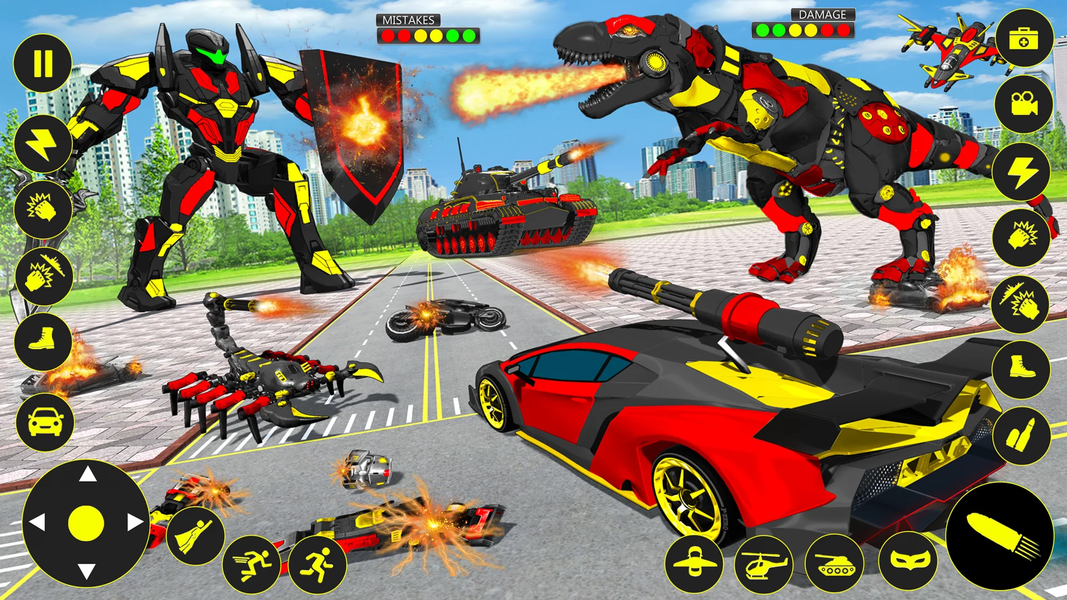 Robot Transform Robot Car Game - عکس برنامه موبایلی اندروید