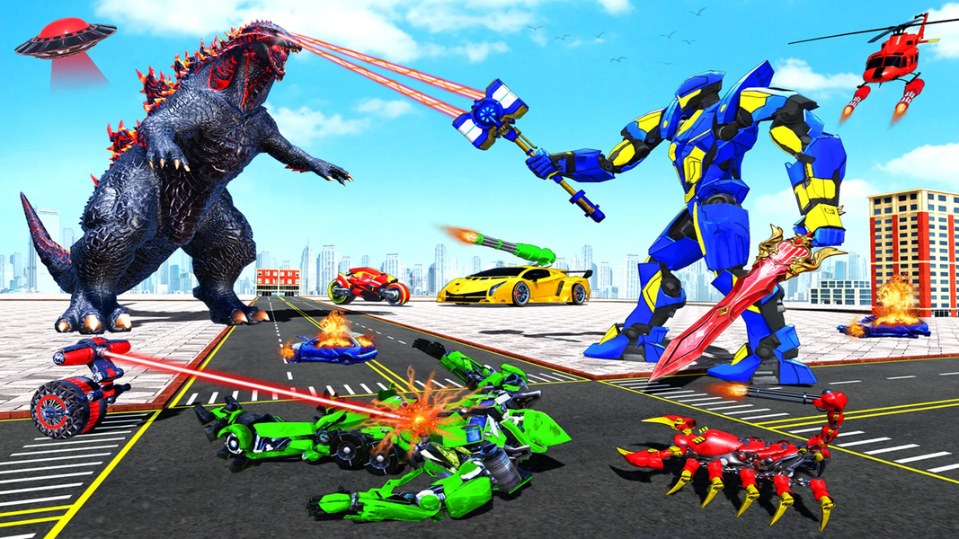 Robot Transform Robot Car Game - عکس برنامه موبایلی اندروید