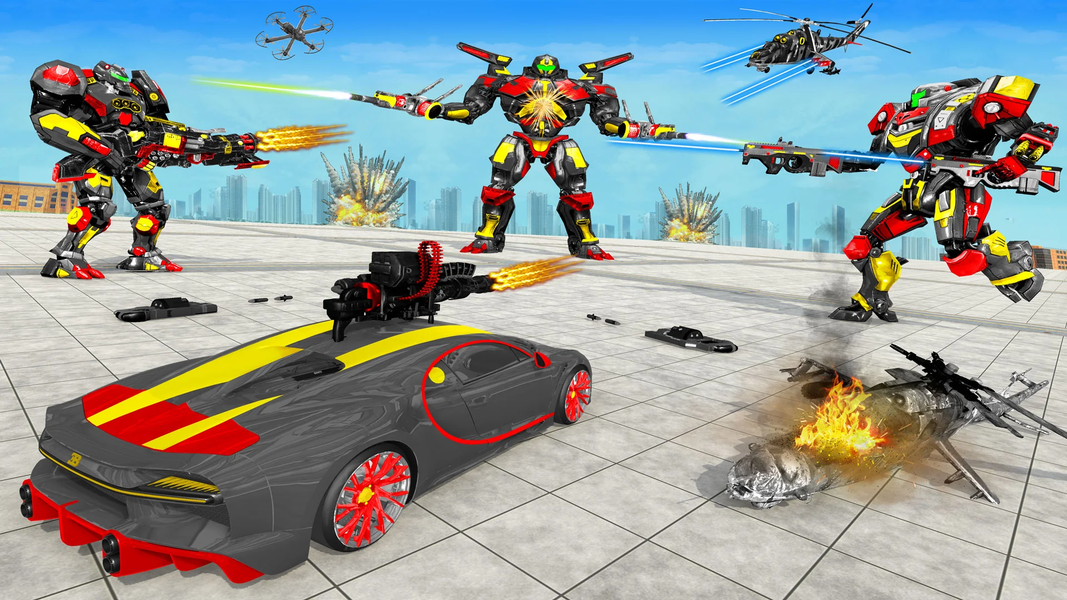Tank Robot Car Transform Games - عکس بازی موبایلی اندروید