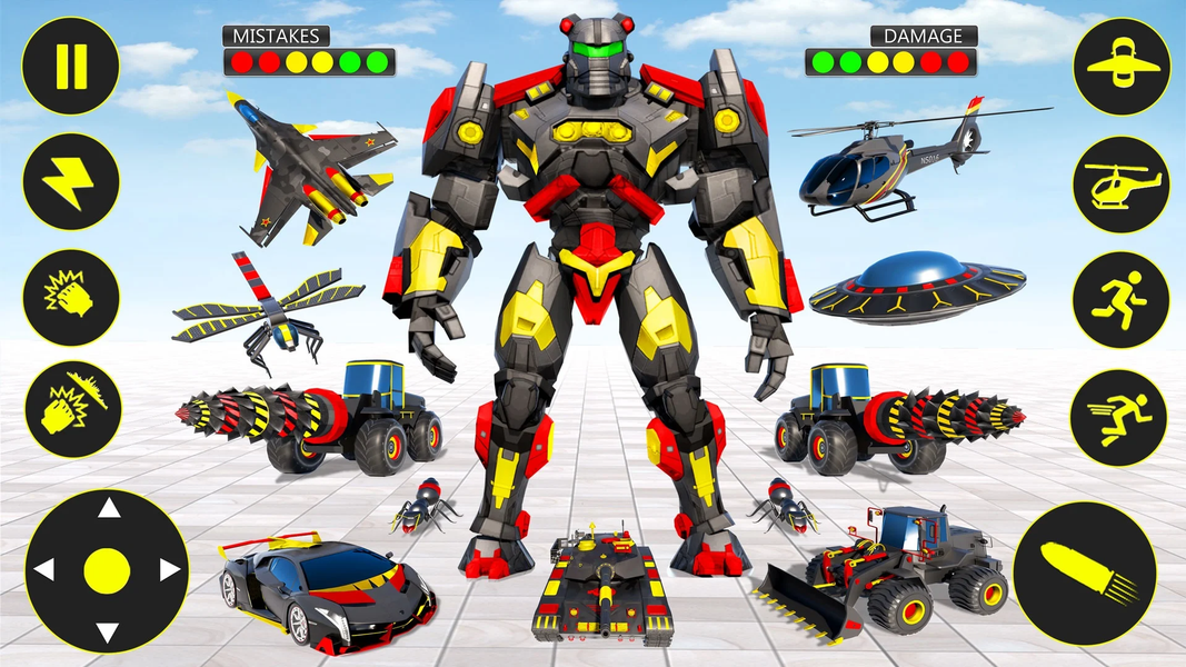 Tank Robot Transforming Games - Gameplay image of android game
