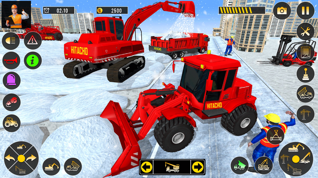 Grand Snow Excavator Simulator - عکس بازی موبایلی اندروید