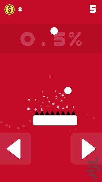 Don't Drop The White Ball - Gameplay image of android game